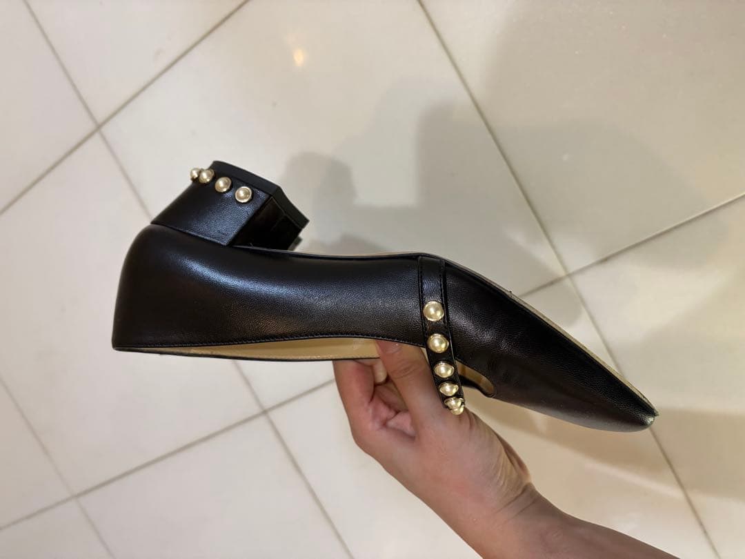 JIMMY CHOO ブラック パンプス 35.5