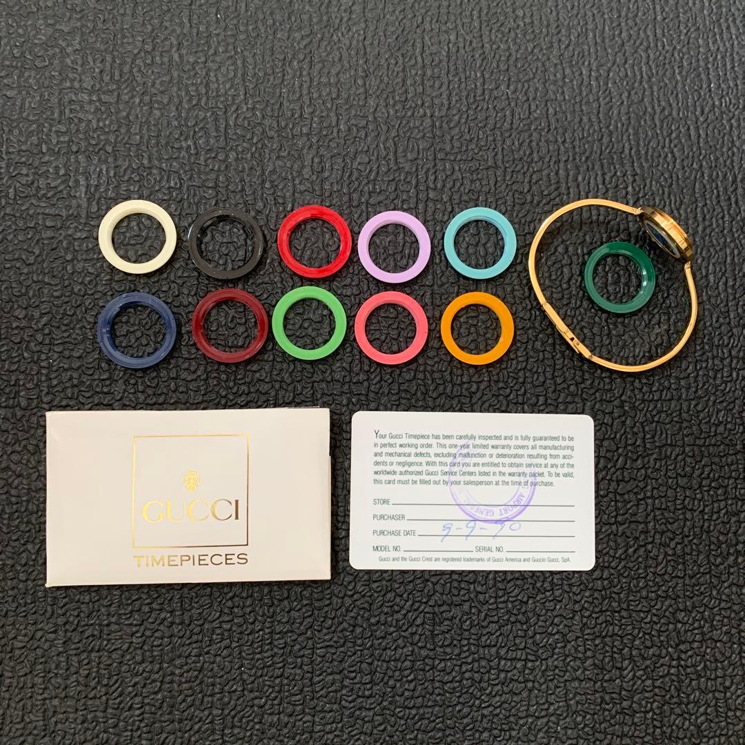 GUCCI 腕時計（裏蓋無し）・チェンジベゼル（茶色無し）
