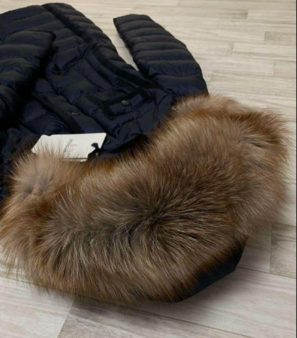 【新品本物】サイズ3 モンクレール エルミファー ネイビー ダウンD655⑥