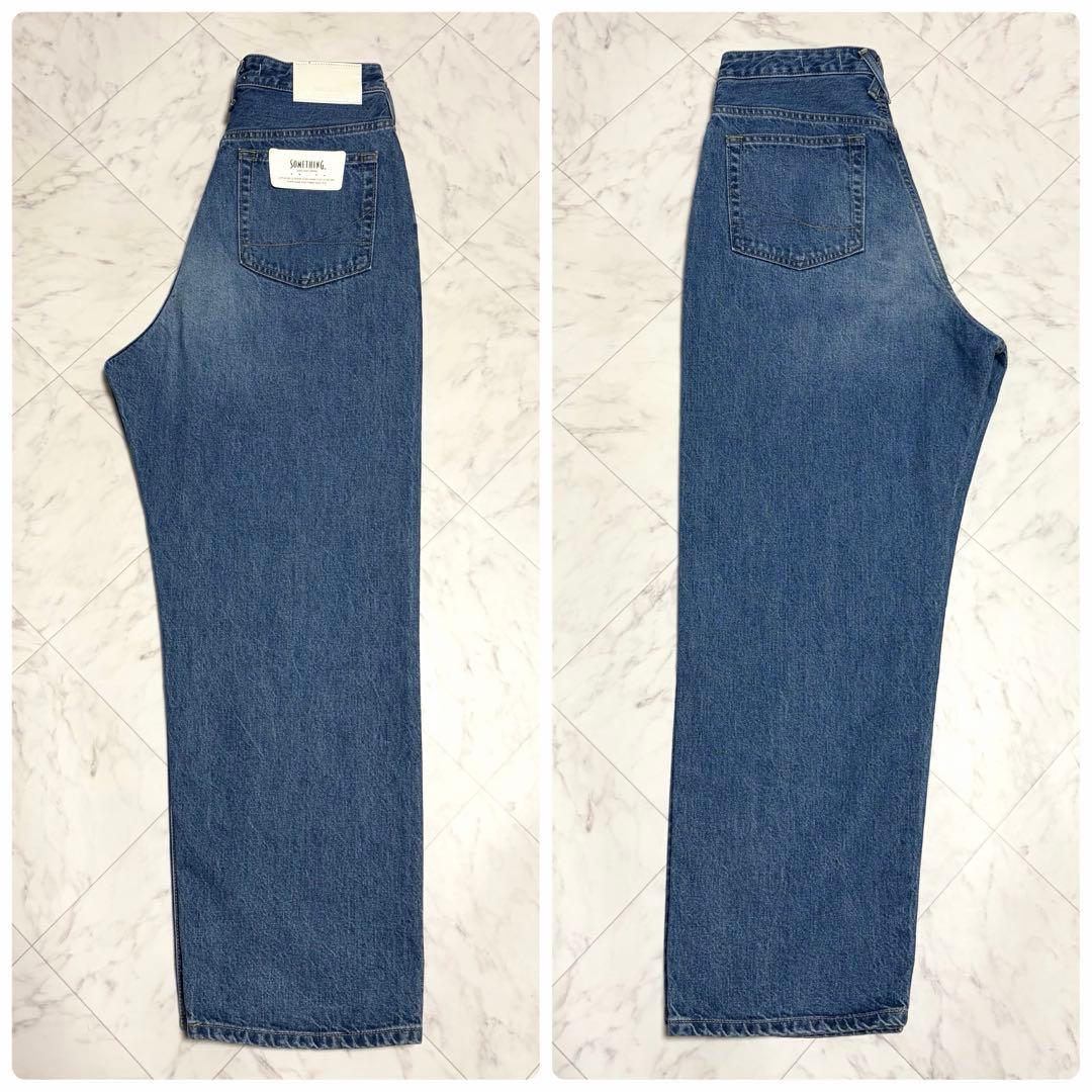 新品 FASHIRU SOMETHING baggy fit Jeans デニム