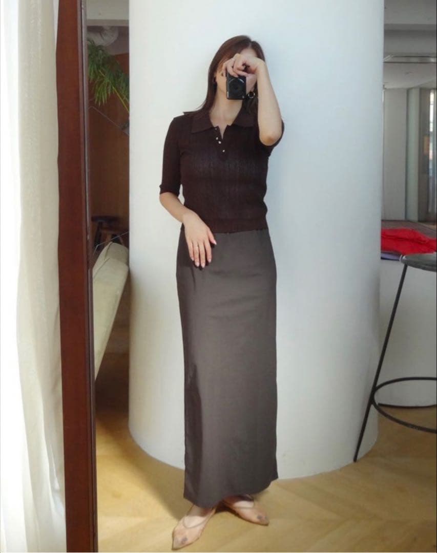 searoomlynn TULLE BACKストラップミュール ベージュ LL