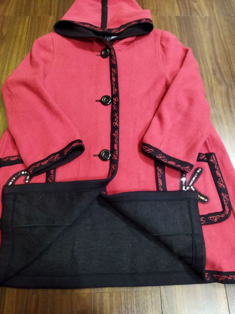 希少♪伊太利屋 イタリヤ GK 赤 豪華 ニットコート 15号 日本製