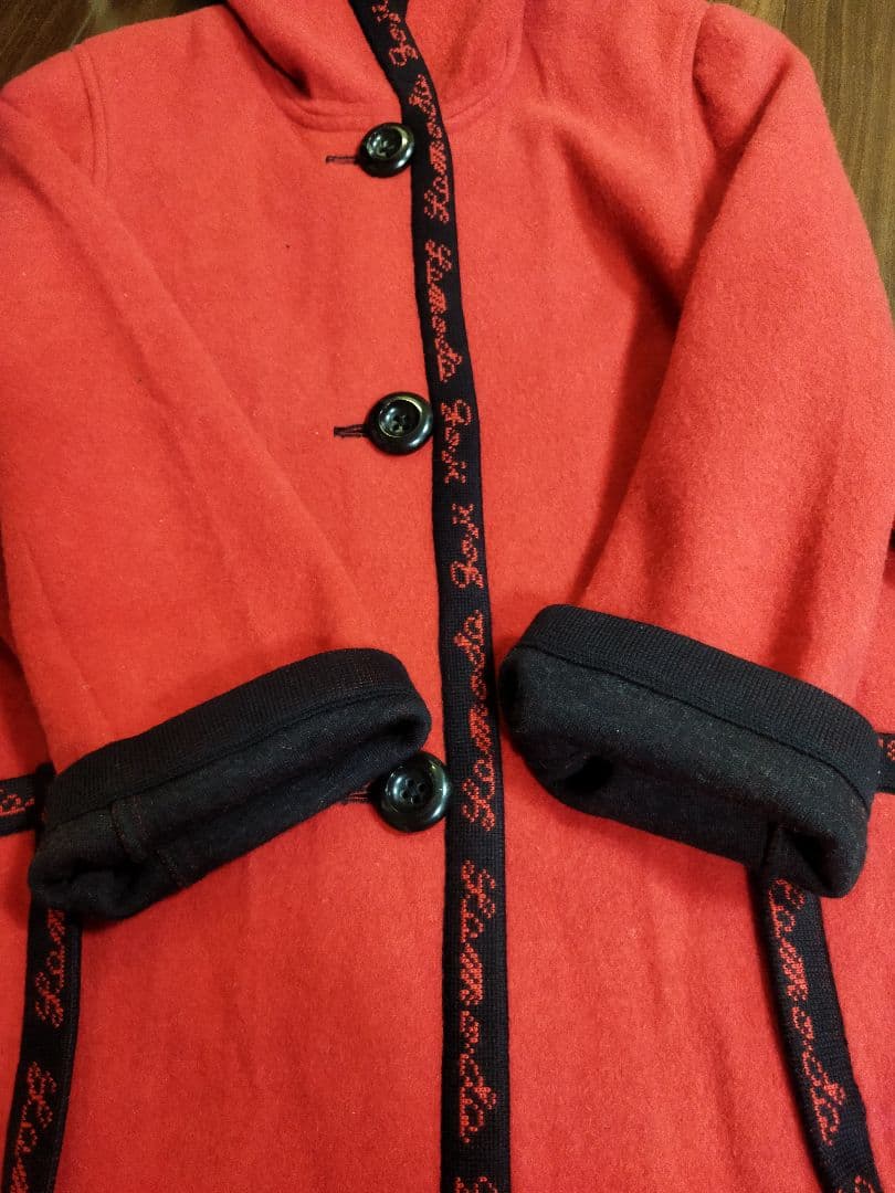 希少♪伊太利屋 イタリヤ GK 赤 豪華 ニットコート 15号 日本製