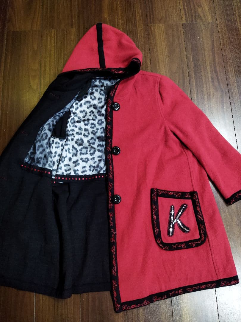 希少♪伊太利屋 イタリヤ GK 赤 豪華 ニットコート 15号 日本製