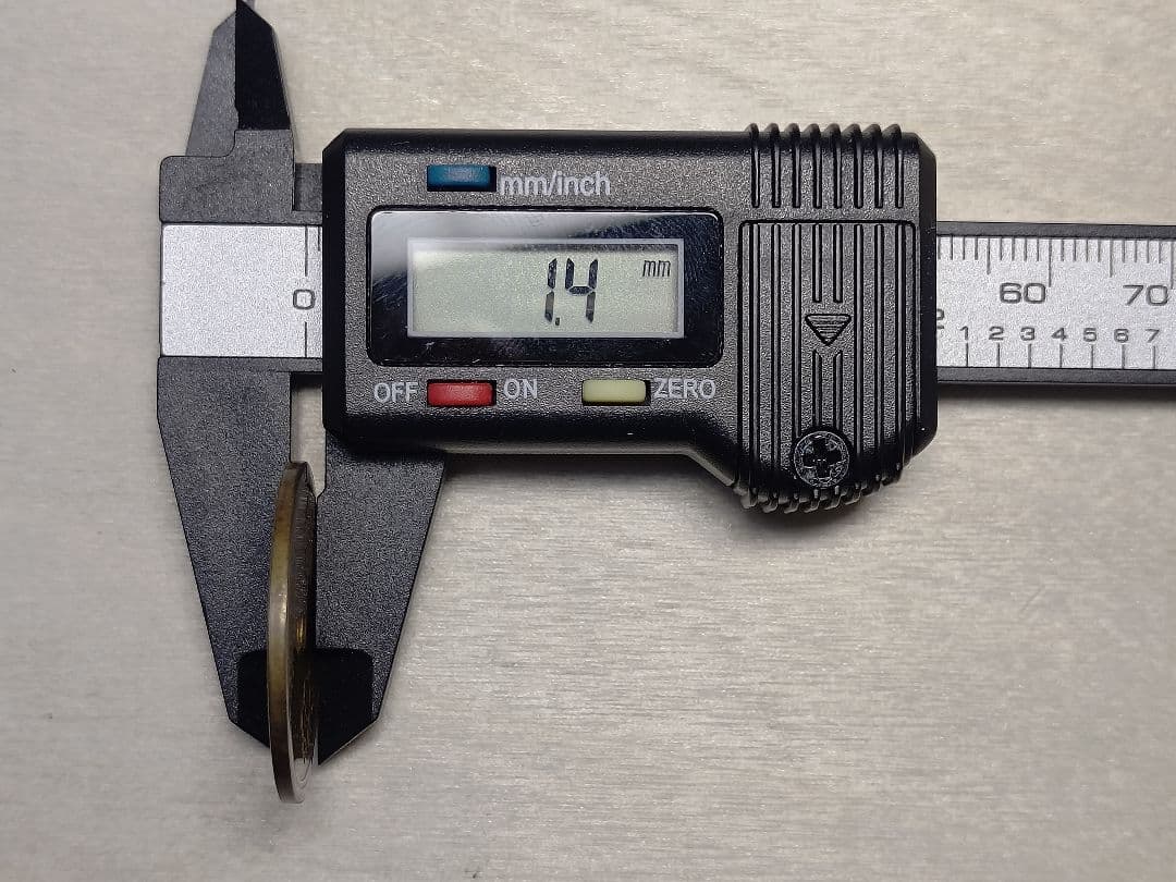 超珍品★造幣局 材質見本 / 刻印「S」稟議銭 試鋳銭 古銭 / 平金破損★虹