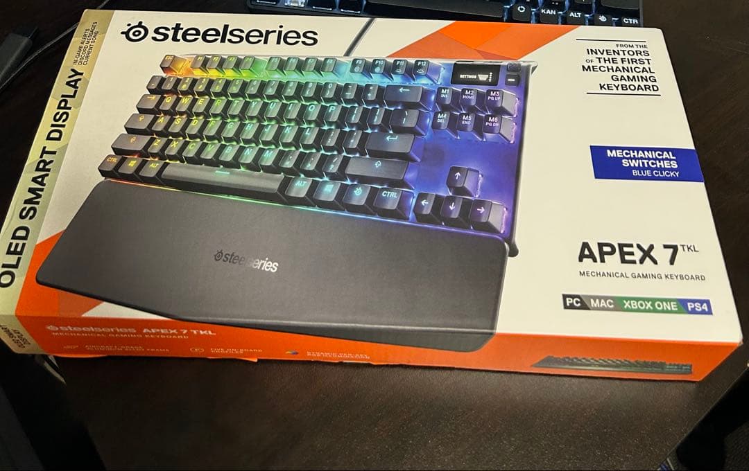 【美品】SteelSeries Apex 7 TKL キーボード
