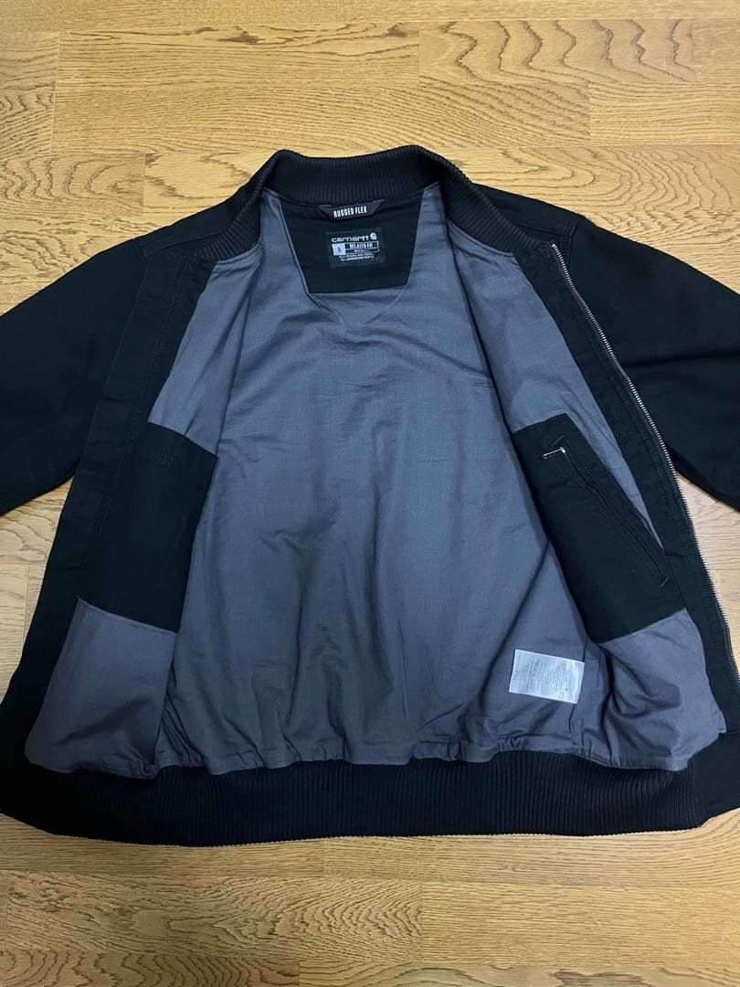 ジャケット・アウター Carhartt RUGGED FIT DUCK BOMBER JACKET