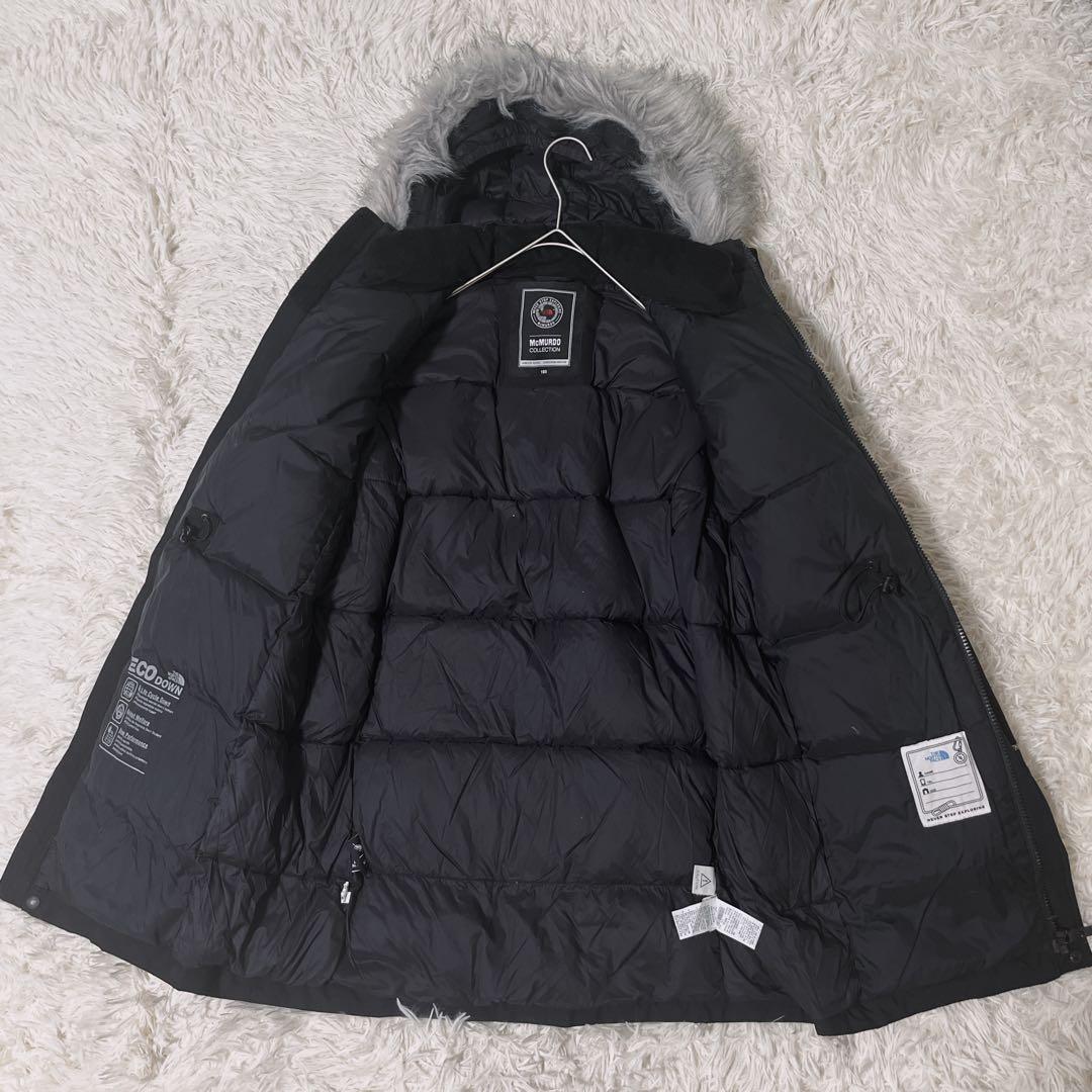 美品 ノースフェイス マクマードダウンジャケット ホワイトレーベル グースダウン