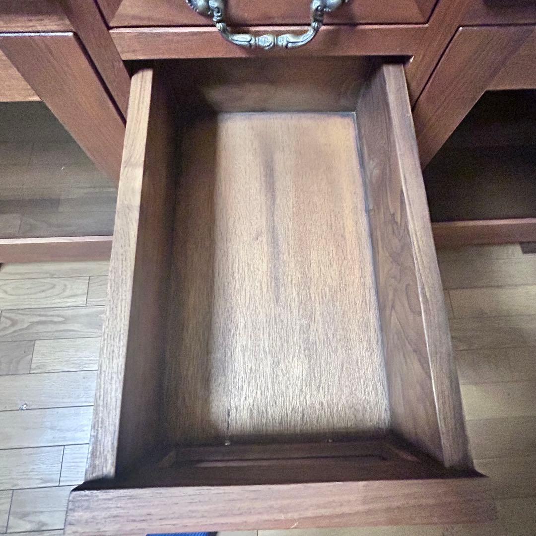 無垢材 サイドボード キャビネット 幅150cm アンティーク調　高級家具