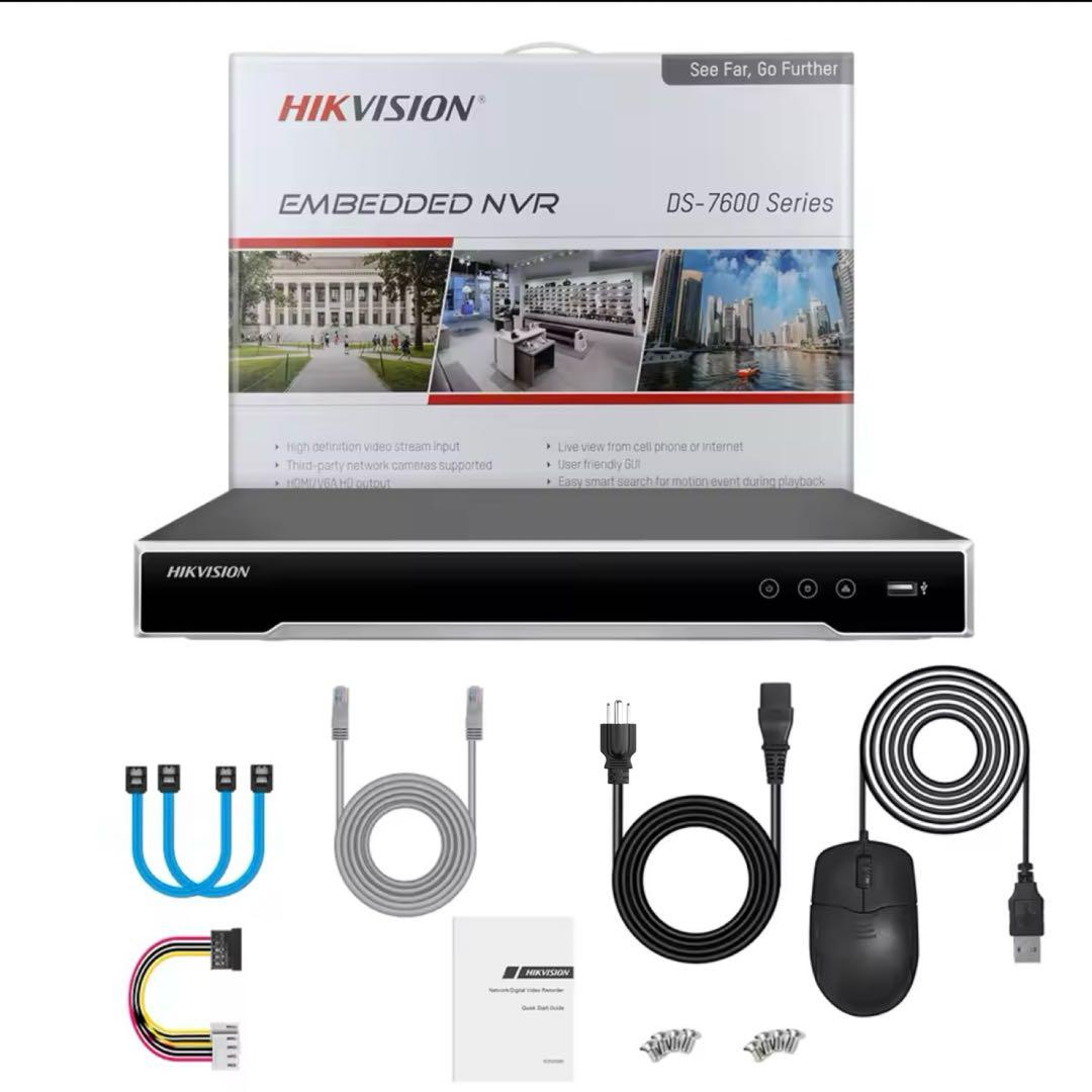 HIKVISION DS-7608NI-I2/8P NVR 4k対応 8ch