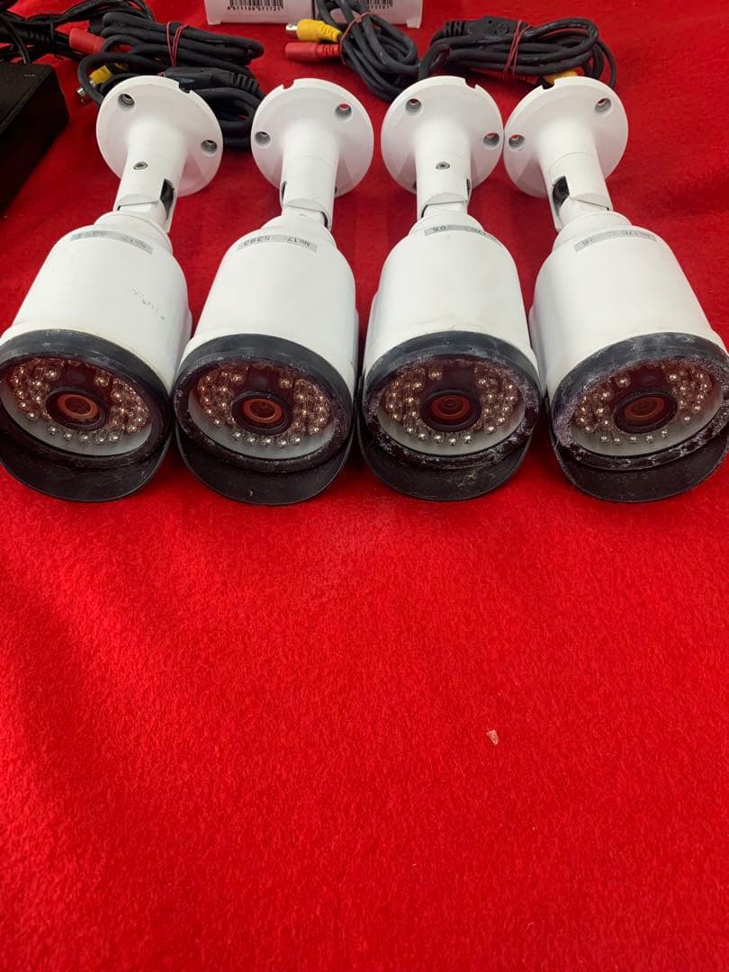 NSS 防犯カメラNSD3004AHD +ワイドモニタ+100万カメラ4台セット