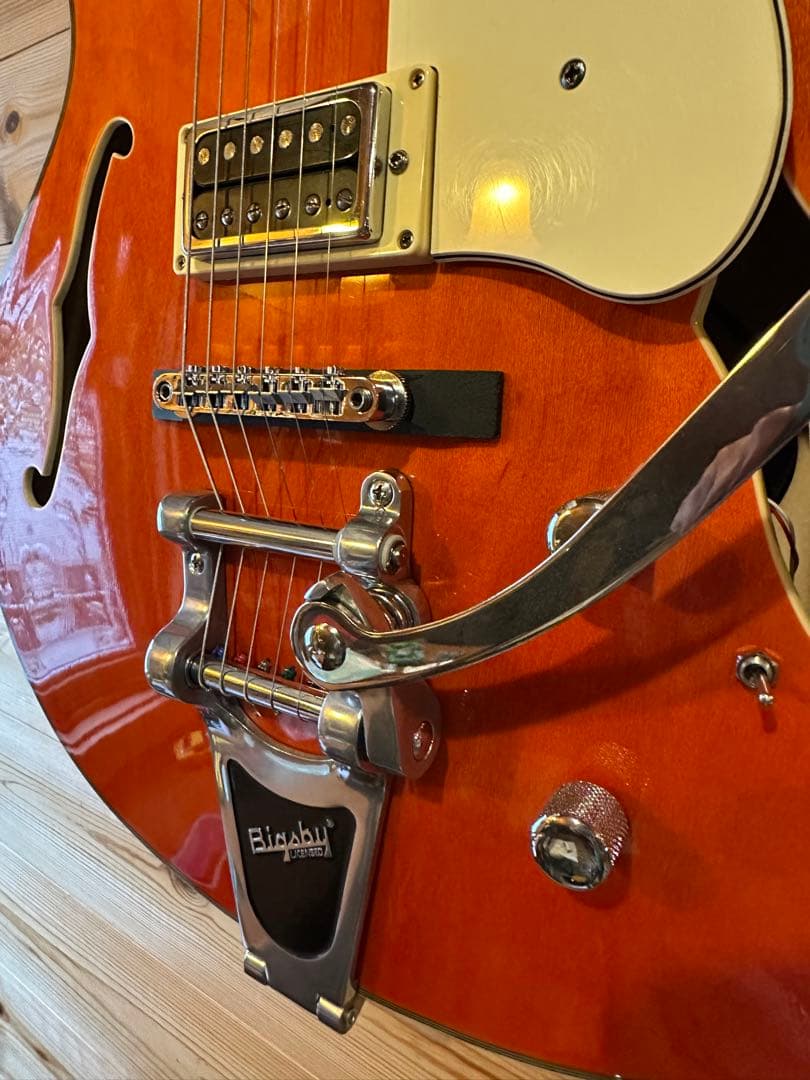 カニさんデラックス！【グレッチコピーモデル】Aria pro 2 FA