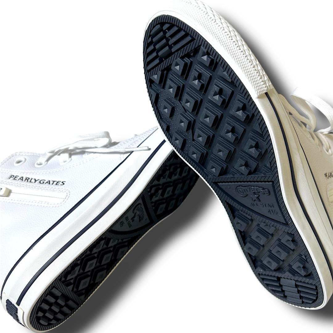23cm パーリーゲイツ×コンバース 希少コラボ ゴルフシューズ スニーカー