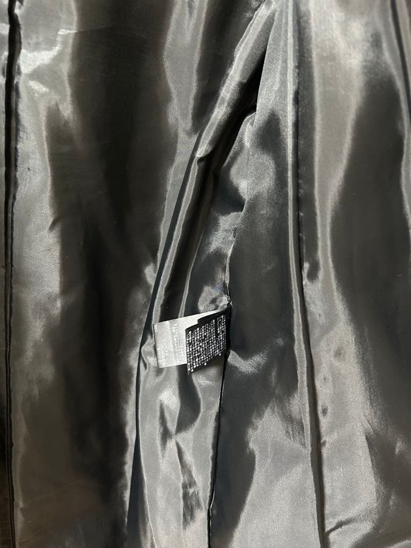 ランバンオンブルー ロングダウンコート フォックスファーフード Mサイズ 38