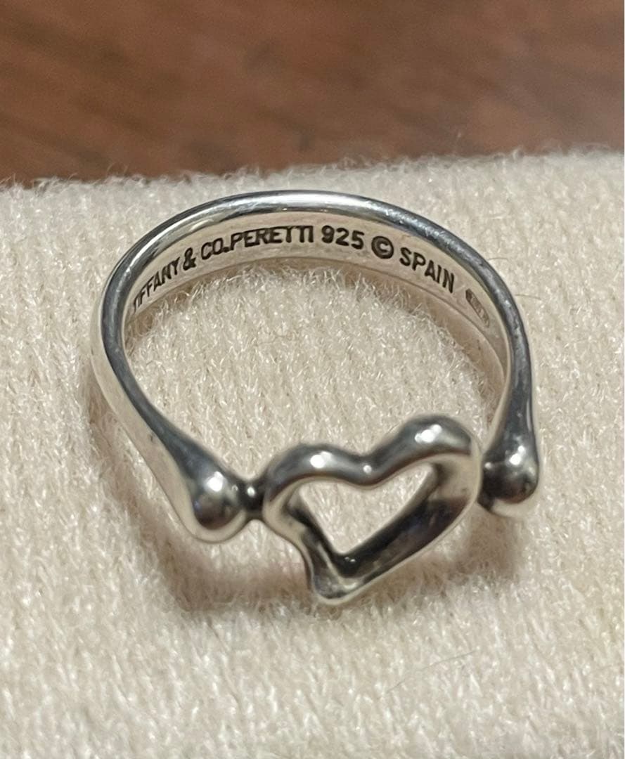 ティファニー　tiffany ハートリング　リング　約11号