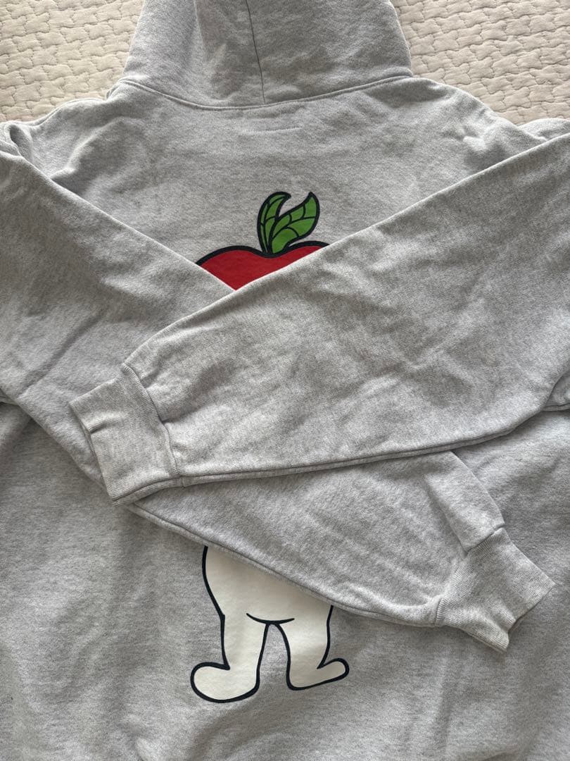 ABS Applebutterstore パーカー Lサイズ グレー