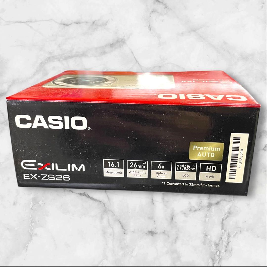 CASIO EXILIM EX-ZS26 ホワイト　電源OK