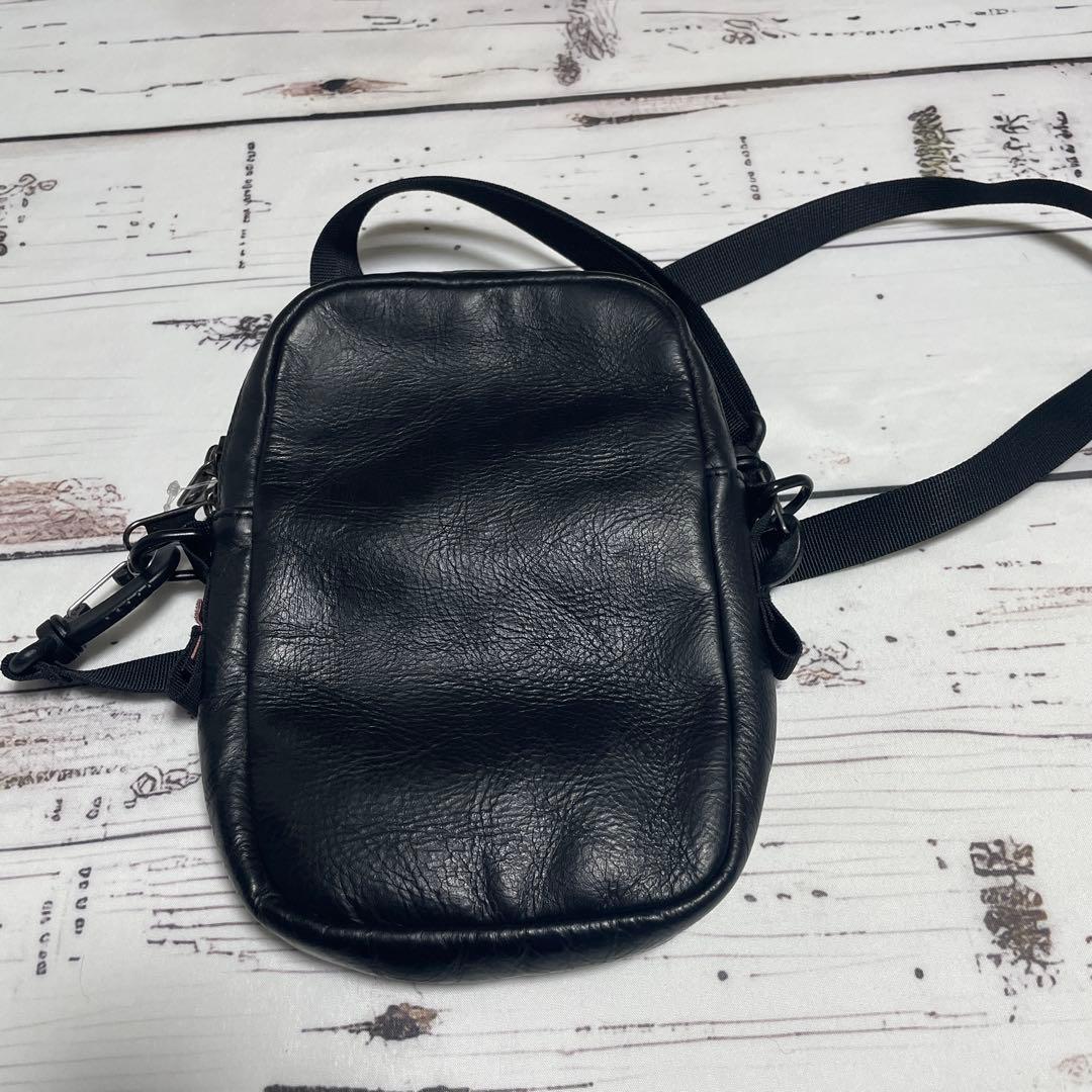 【本革】Supreme ノースフェイス　レザー　ショルダーバッグ　ウエストポーチ