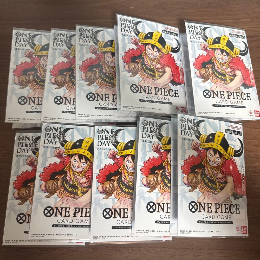 プレミアムカードコレクションONEPIECE DAY'25 10セット ルフィ