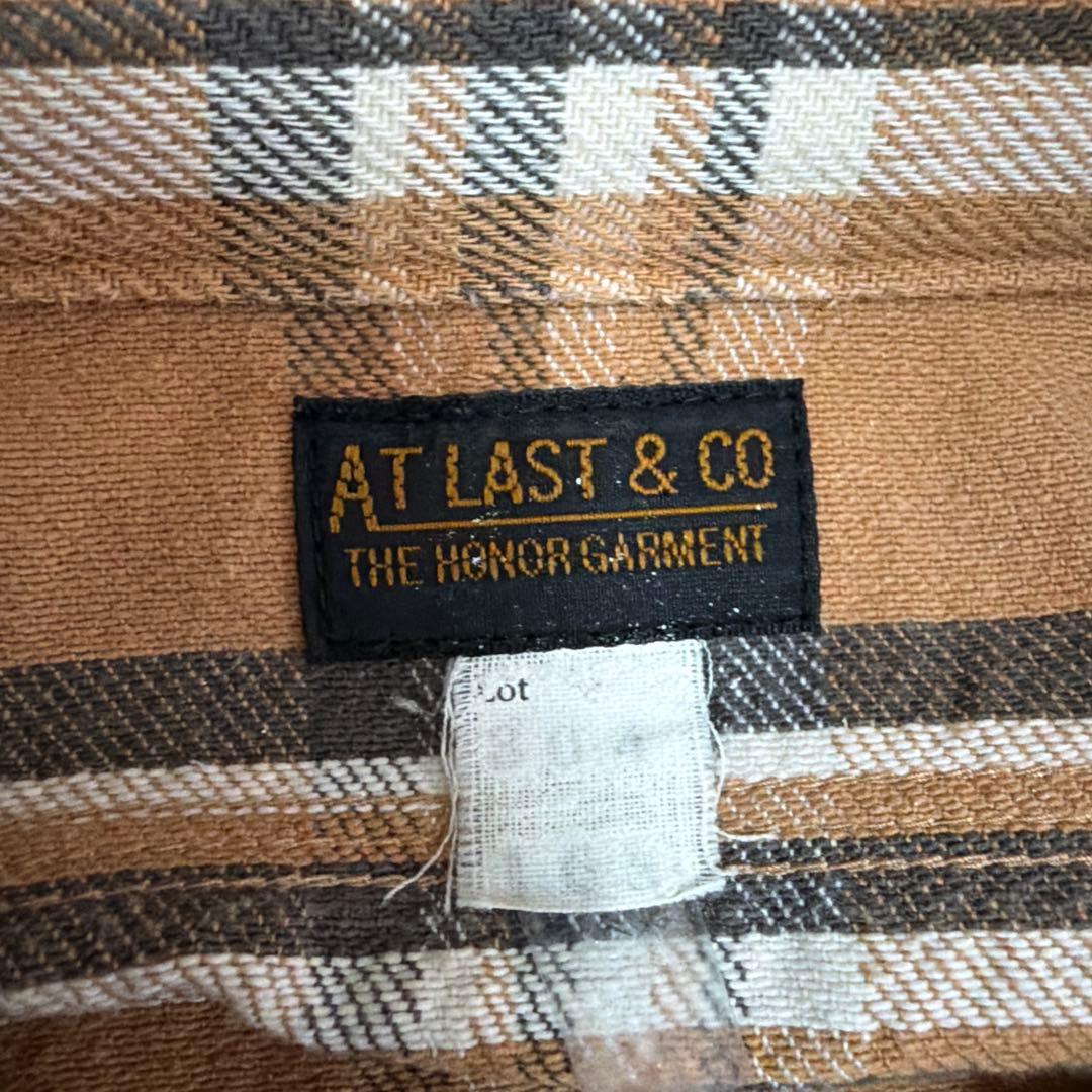 AT LAST & CO ヘビーフランネルシャル