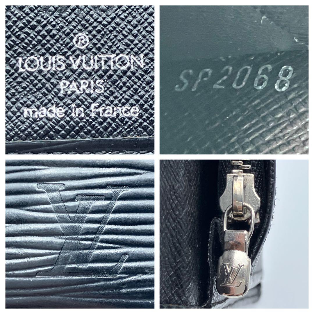 ルイヴィトン エピ ポルトフォイユ ブラザ 黒 M60622 長財布