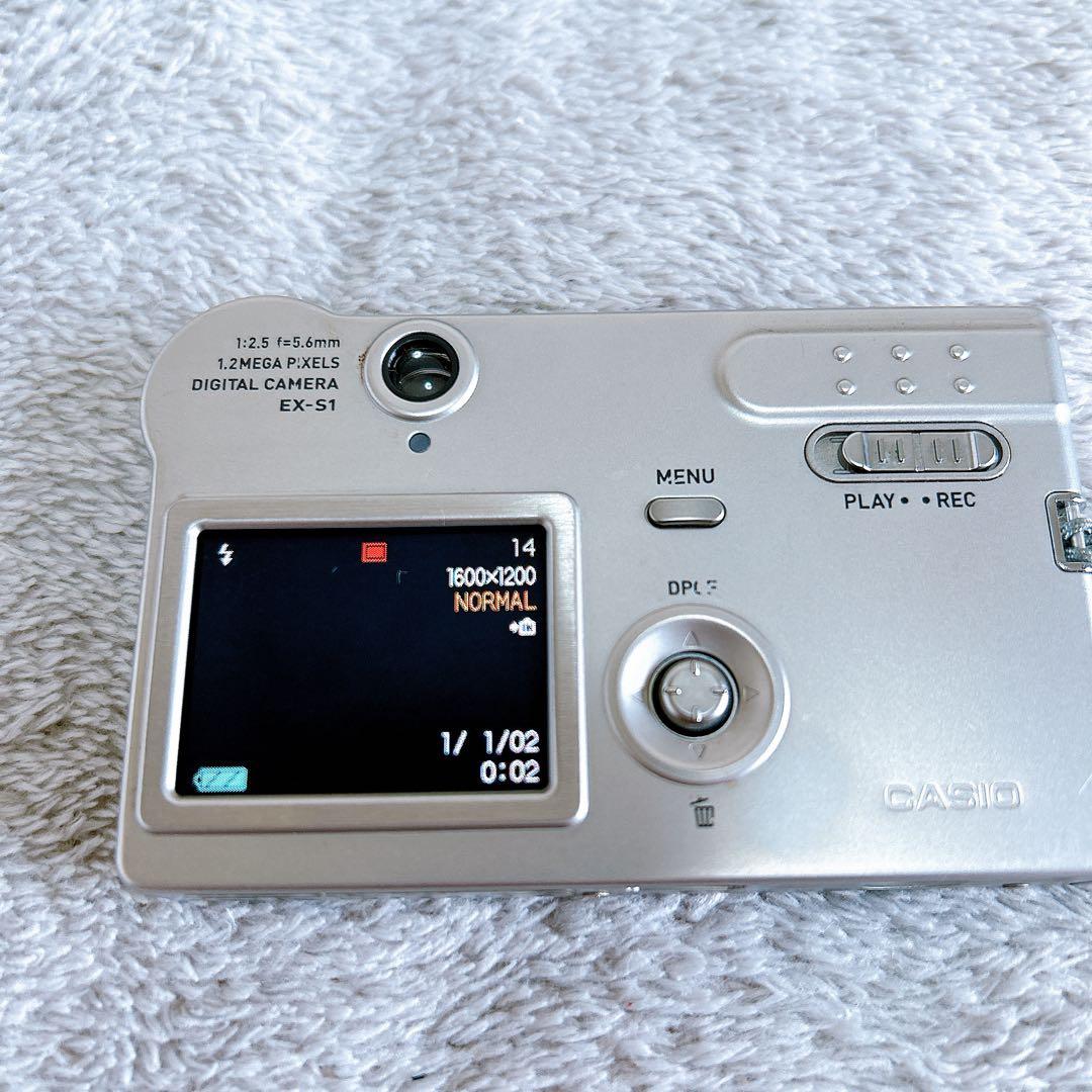 CASIO EXILIM デジタルカメラ 充電器付き EX-S1 レトロ