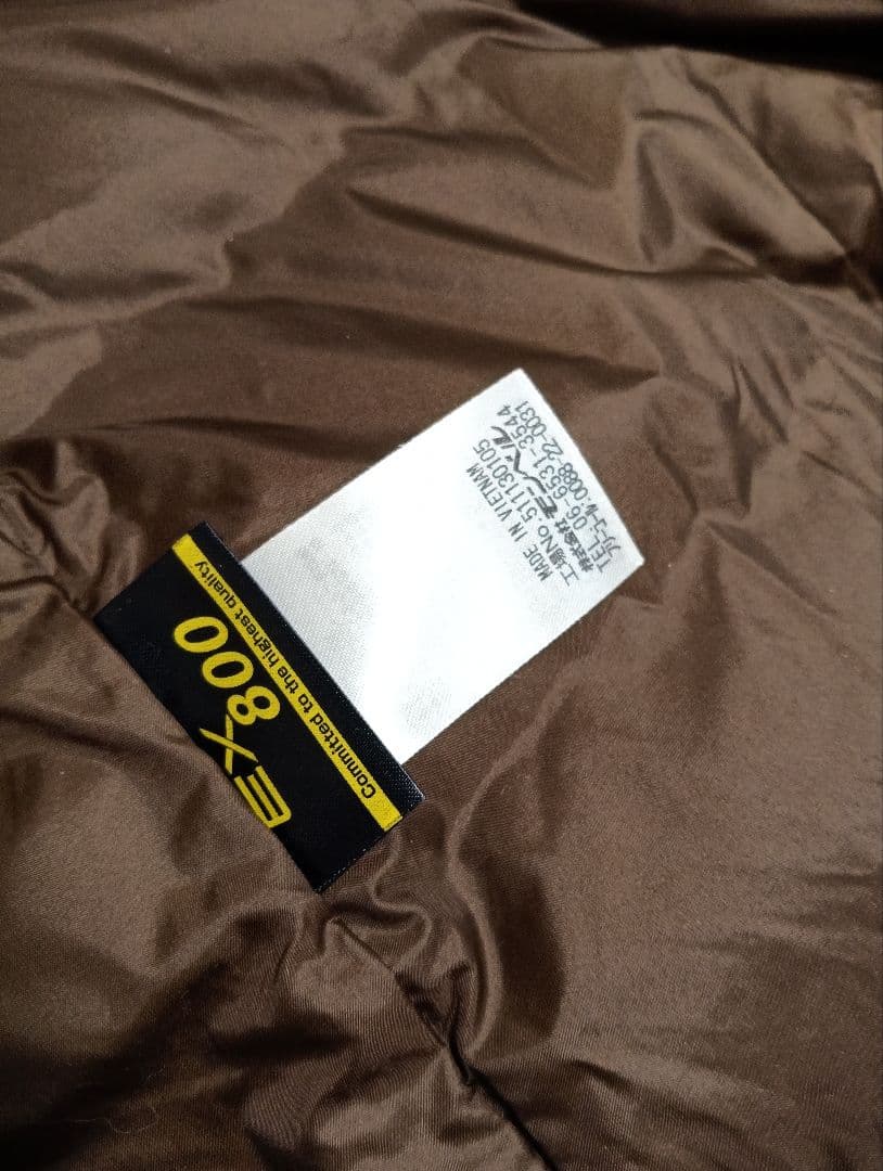 極美品　mont-bell　トラベルダウンロングコート　ex800