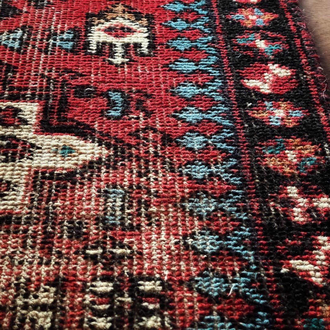 【月末セール】125×59 アフガニスタン バルーチ ヴィンテージラグ