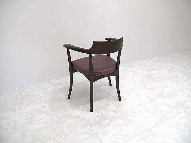 展示品　飛騨産業/キツツキ「クレセント」 アームチェア オーク無垢材　佐々木敏光