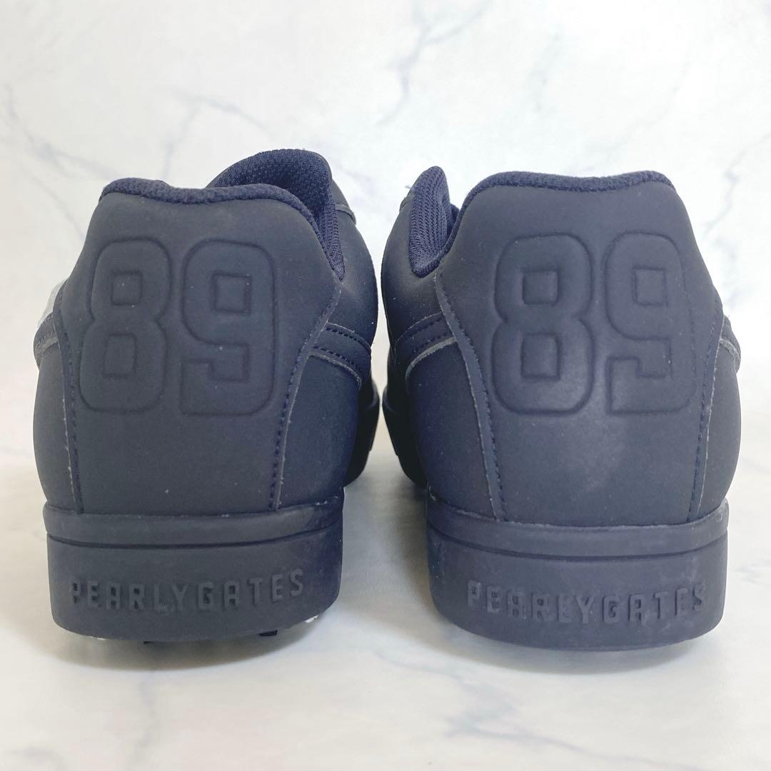 新品・PEARLY GATES ゴルフシューズ　22.5㎝　ネイビー　女性用