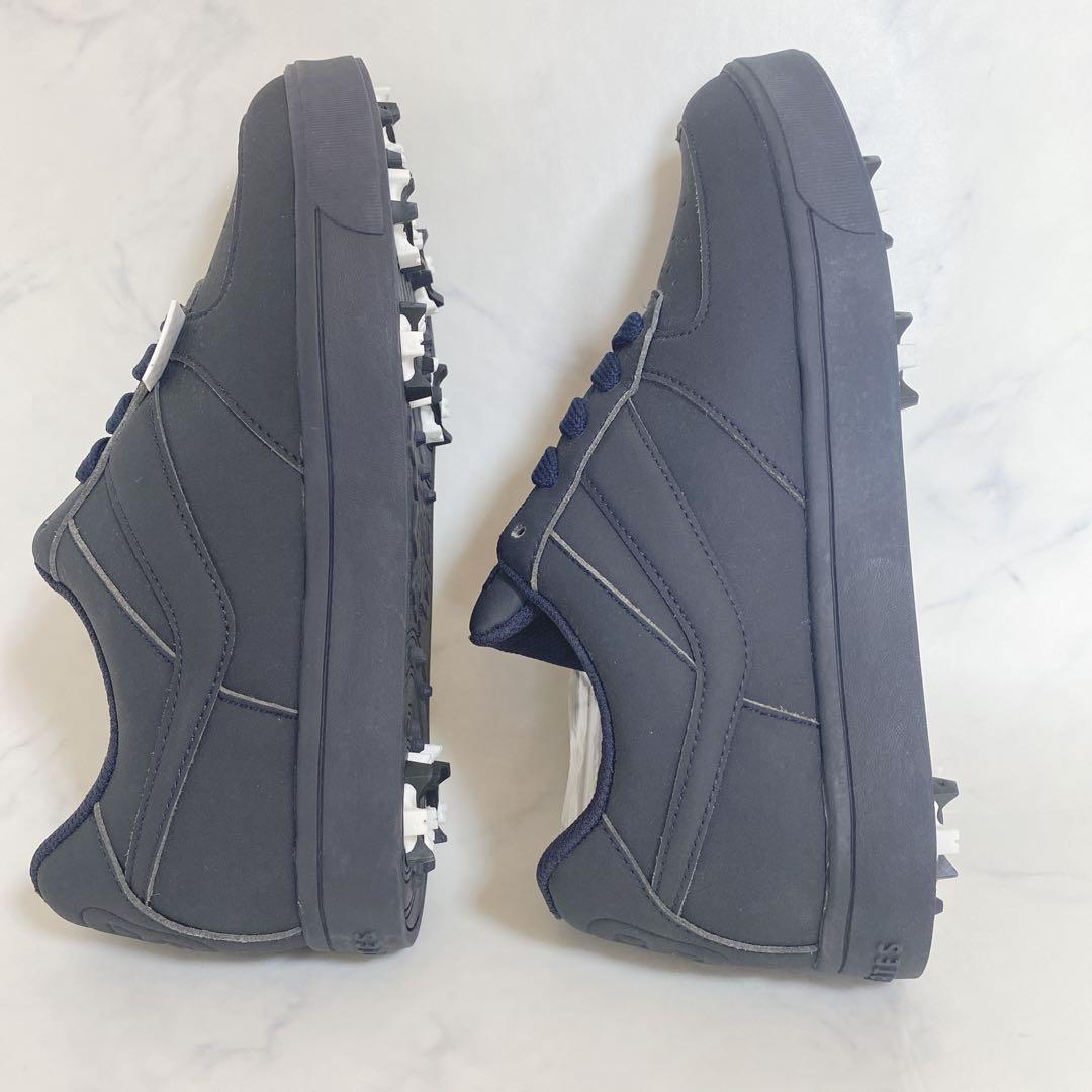 新品・PEARLY GATES ゴルフシューズ　22.5㎝　ネイビー　女性用