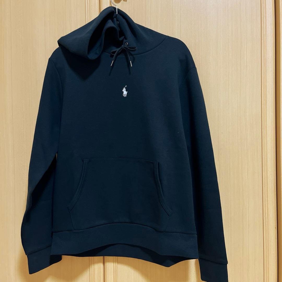 【新品】Polo Ralph Laurenセンターロゴ パーカー （ネイビー ）