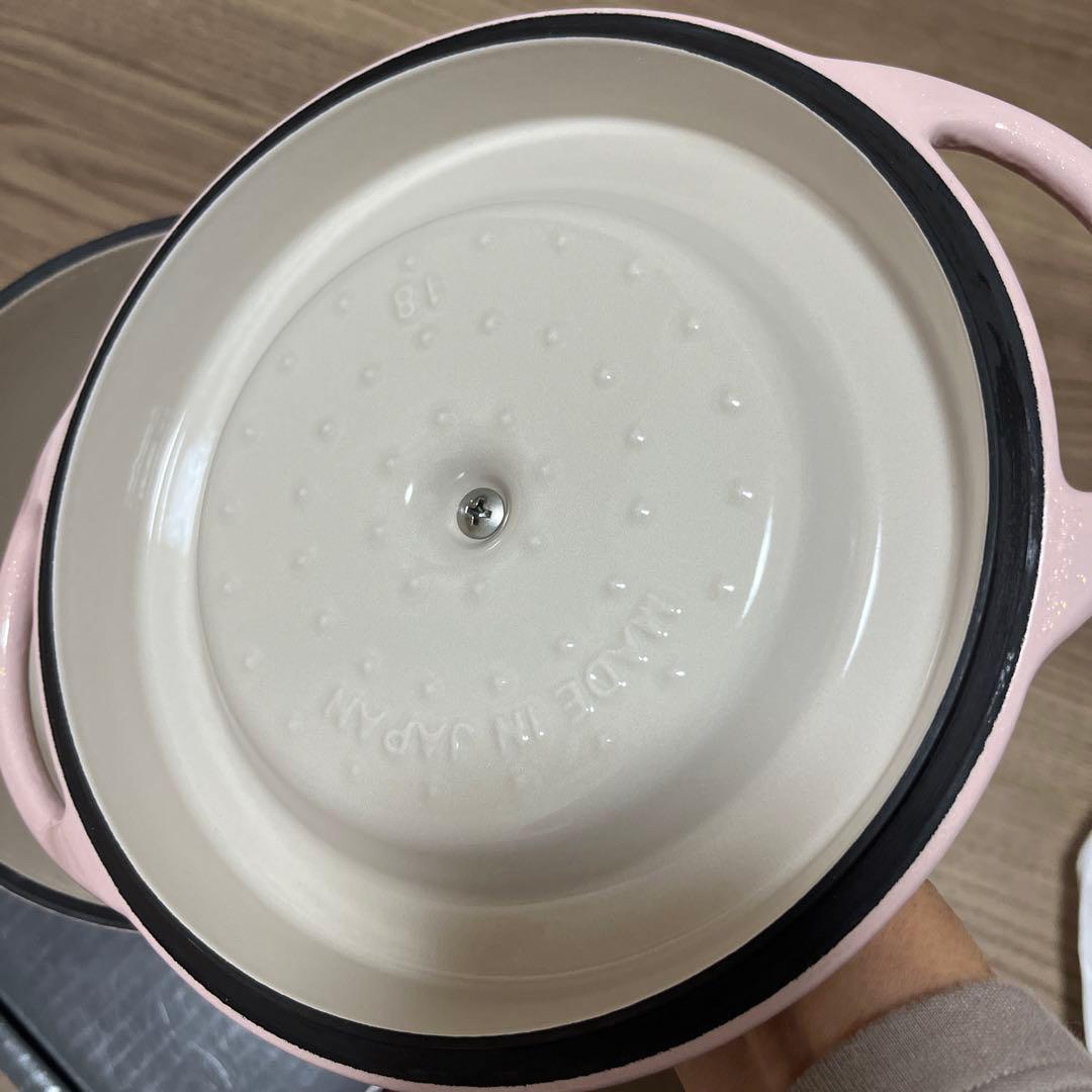 本日価格VERMICULAR 両手鍋 18cm ピンク