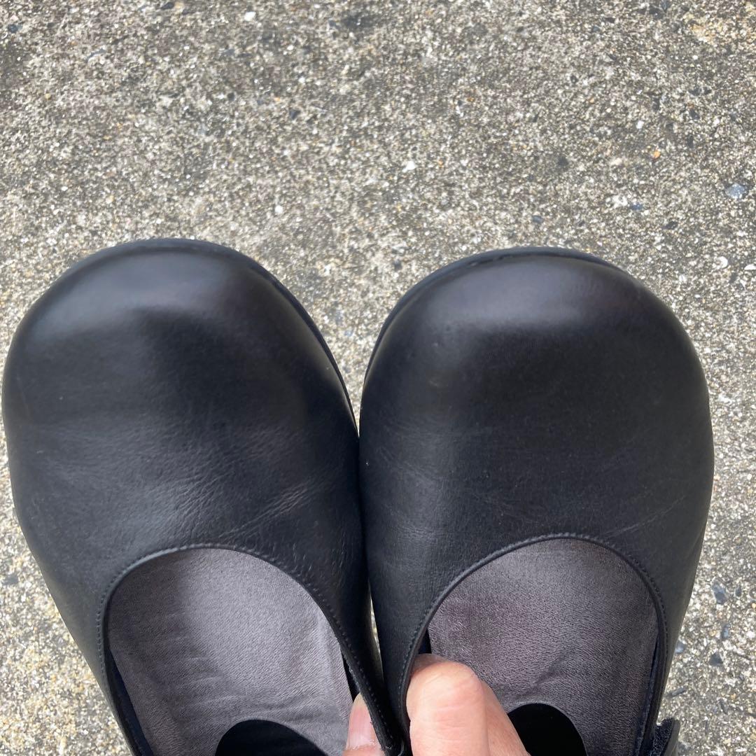 Blanc/Bleu コンフォートパンプス