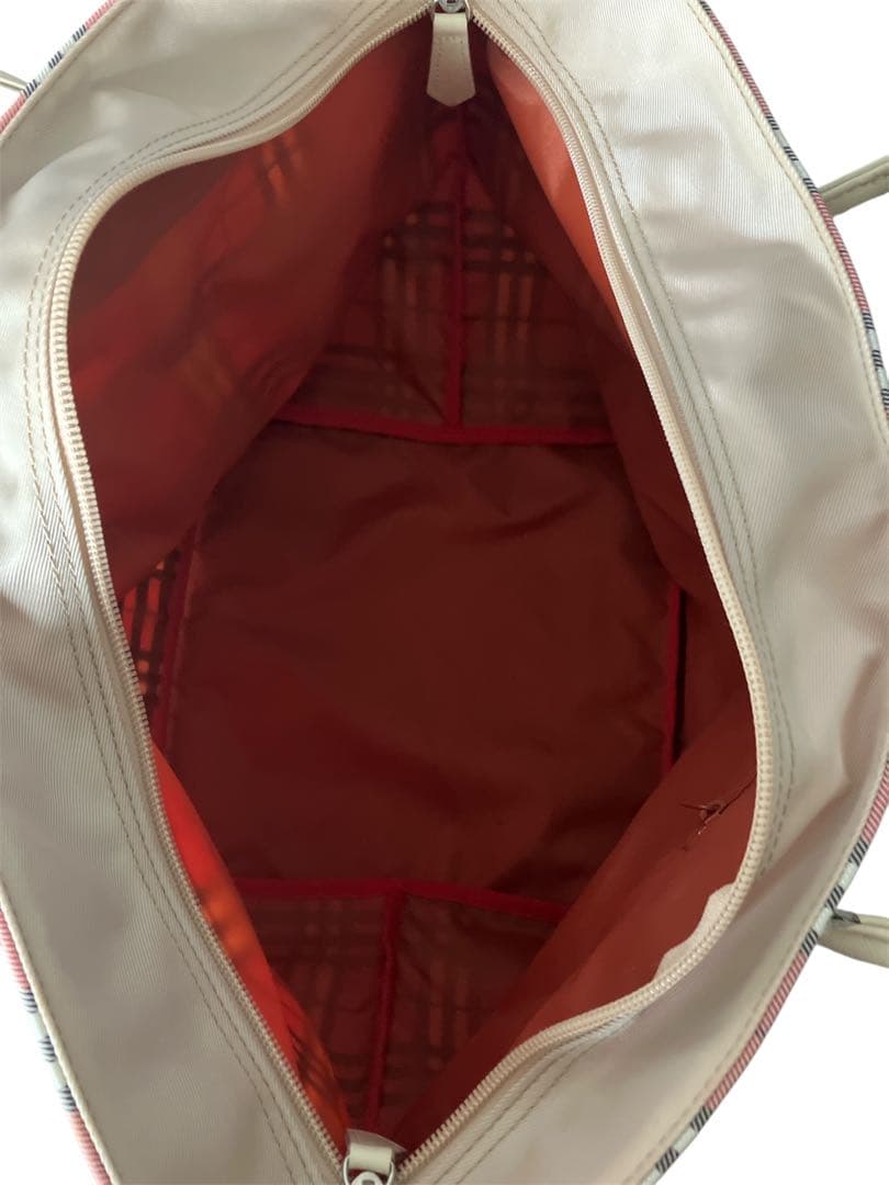 BURBRRY BLUE LAVEL ノバチェック　舟形トートバック