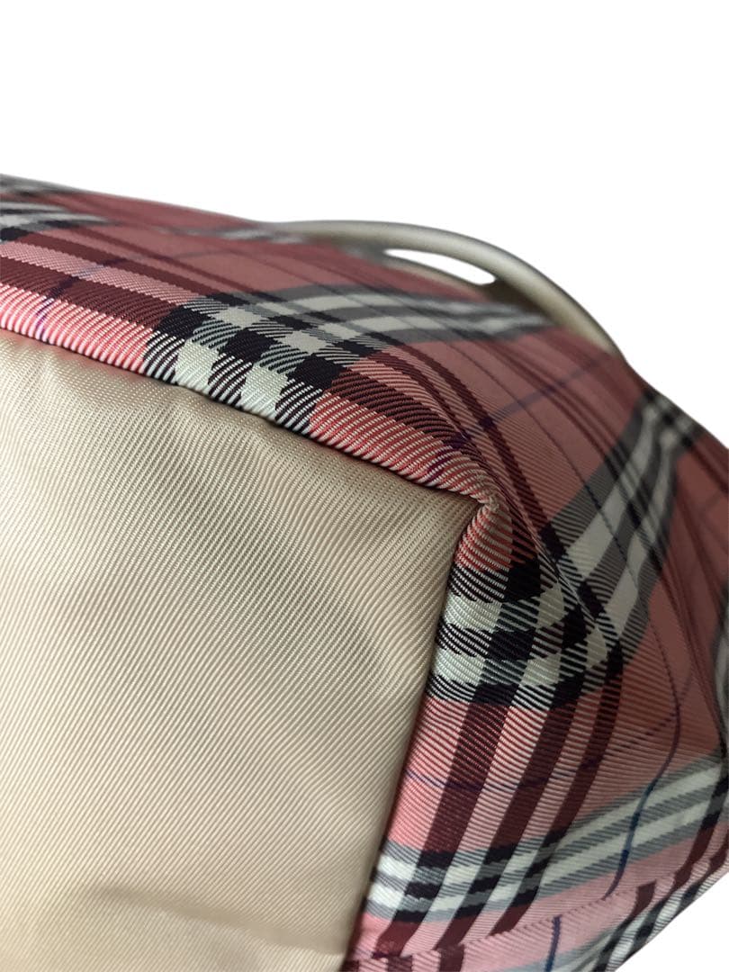 BURBRRY BLUE LAVEL ノバチェック　舟形トートバック