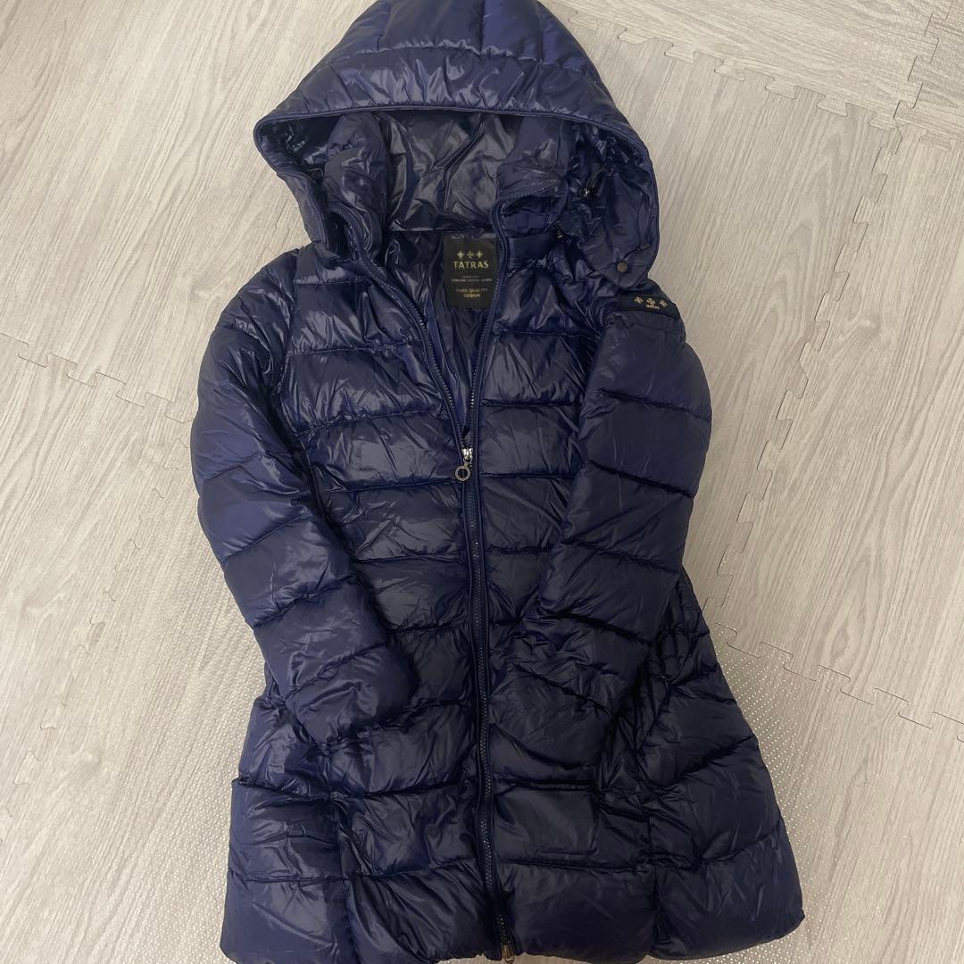 TATRAS ネイビー ロングダウンジャケット　01