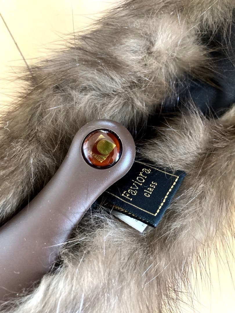 【SOBOL】ロシアンセーブル毛皮マフラーブラウン