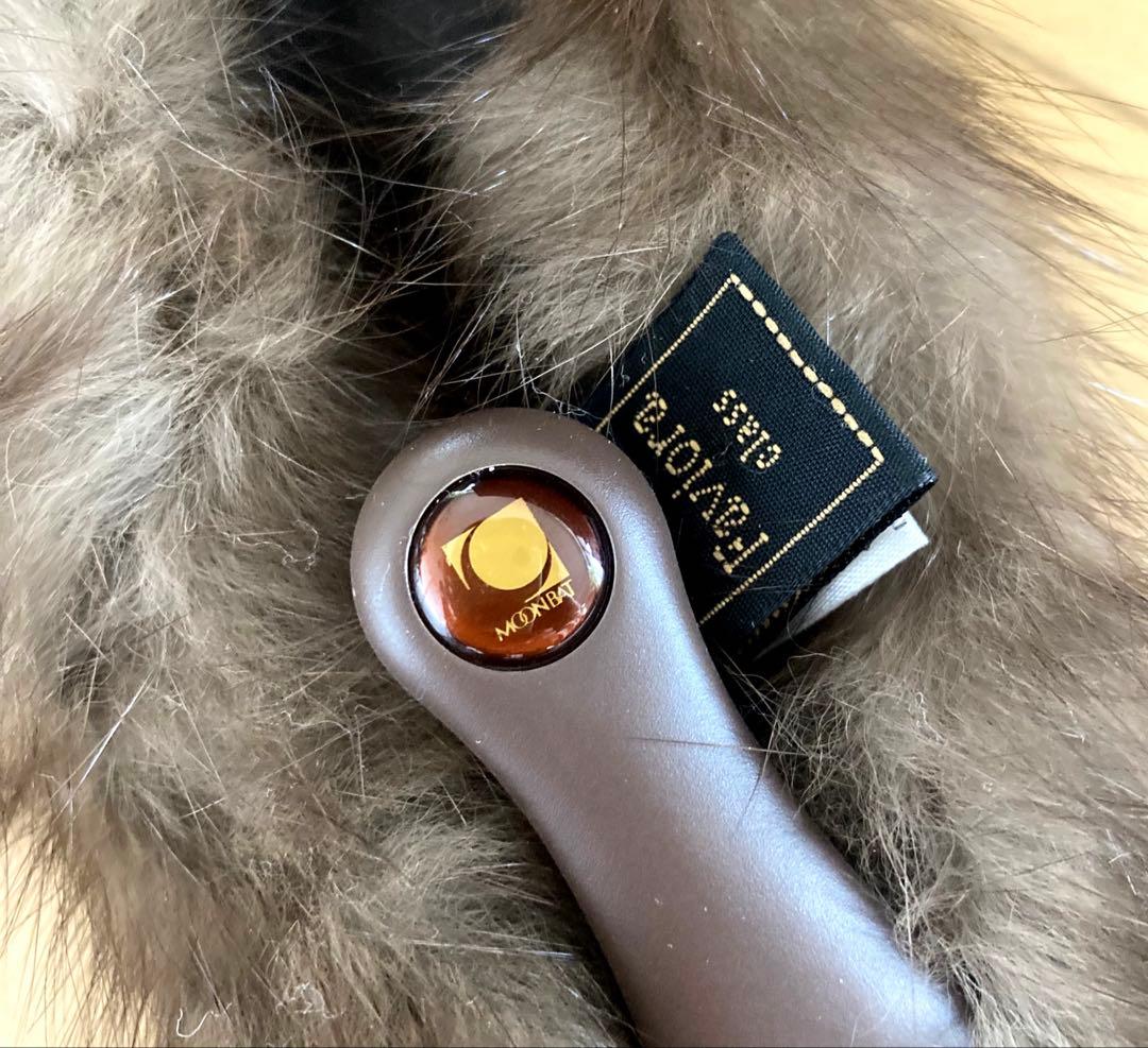 【SOBOL】ロシアンセーブル毛皮マフラーブラウン