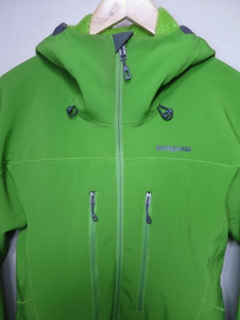 patagonia ノースウォール ジャケット XS グリーン 裏フリース