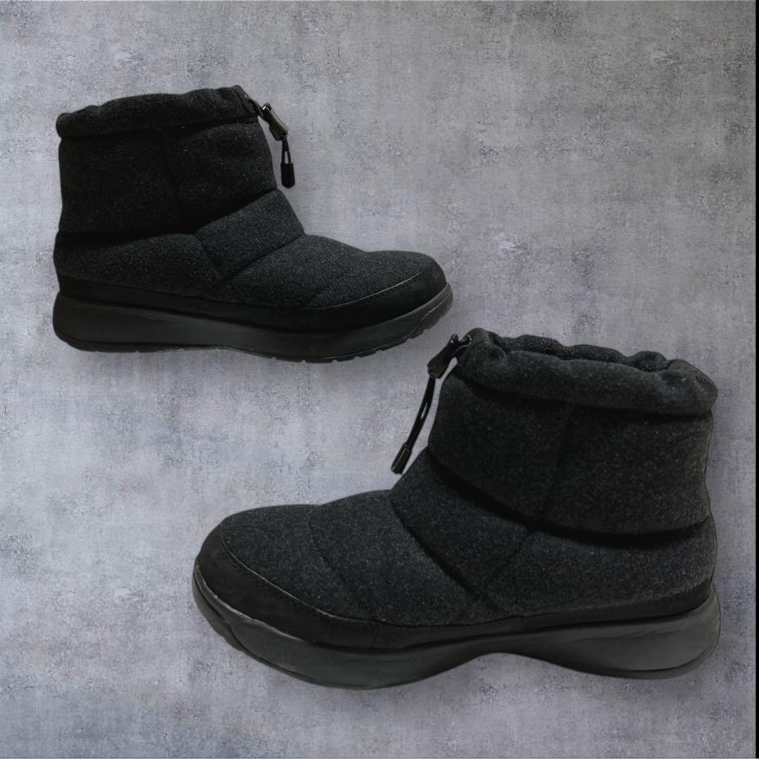 美品✨ノースフェイス（25）ヌプシ スノーブーツ 撥水加工　ウール フリース