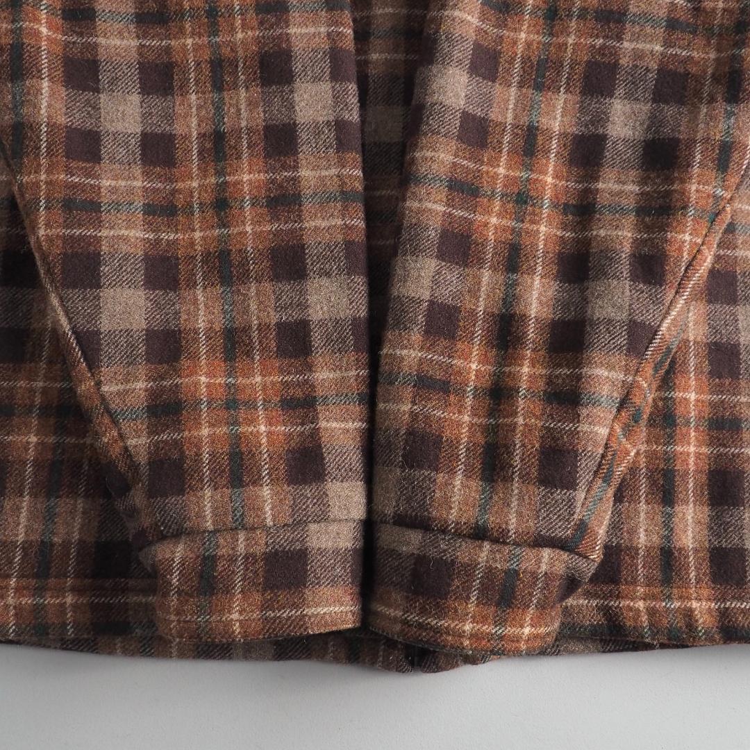 ウールリッチ　アシックス社製　ウールジャケット　裏地キルティング　チェック