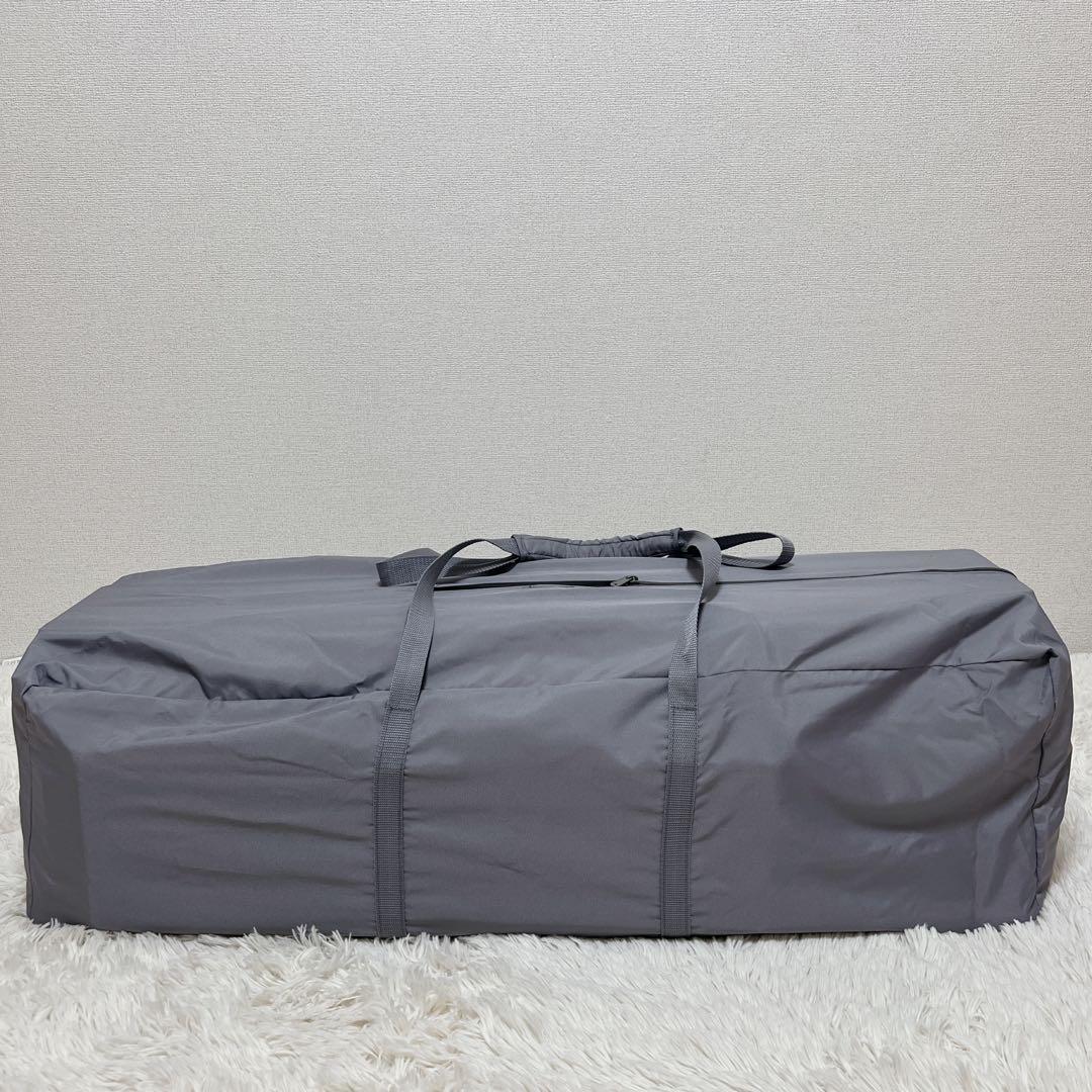 【美品】アップリカ　ココネルエアーAB ベビーベッド　グレーベアー