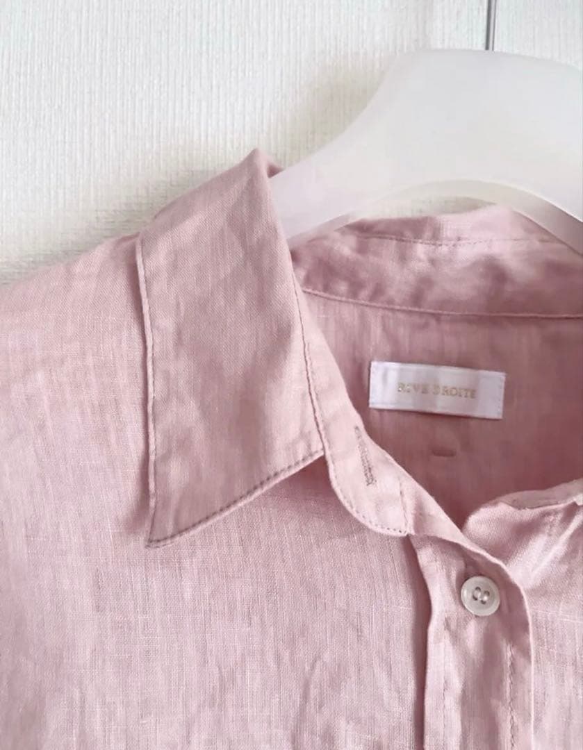 RIVE DROITE｜リヴドロワ　リネンワイドシャツ