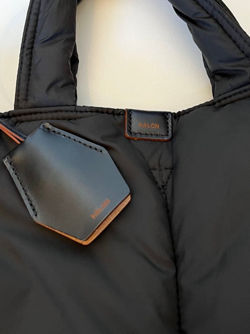 【美品】hALON パディング ビッグトートバッグ（アローズ、ナイロンバック）