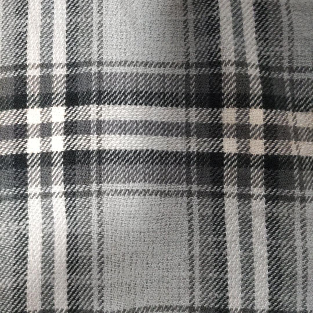 DESCENDANT チェック柄 長袖シャツ グレー系