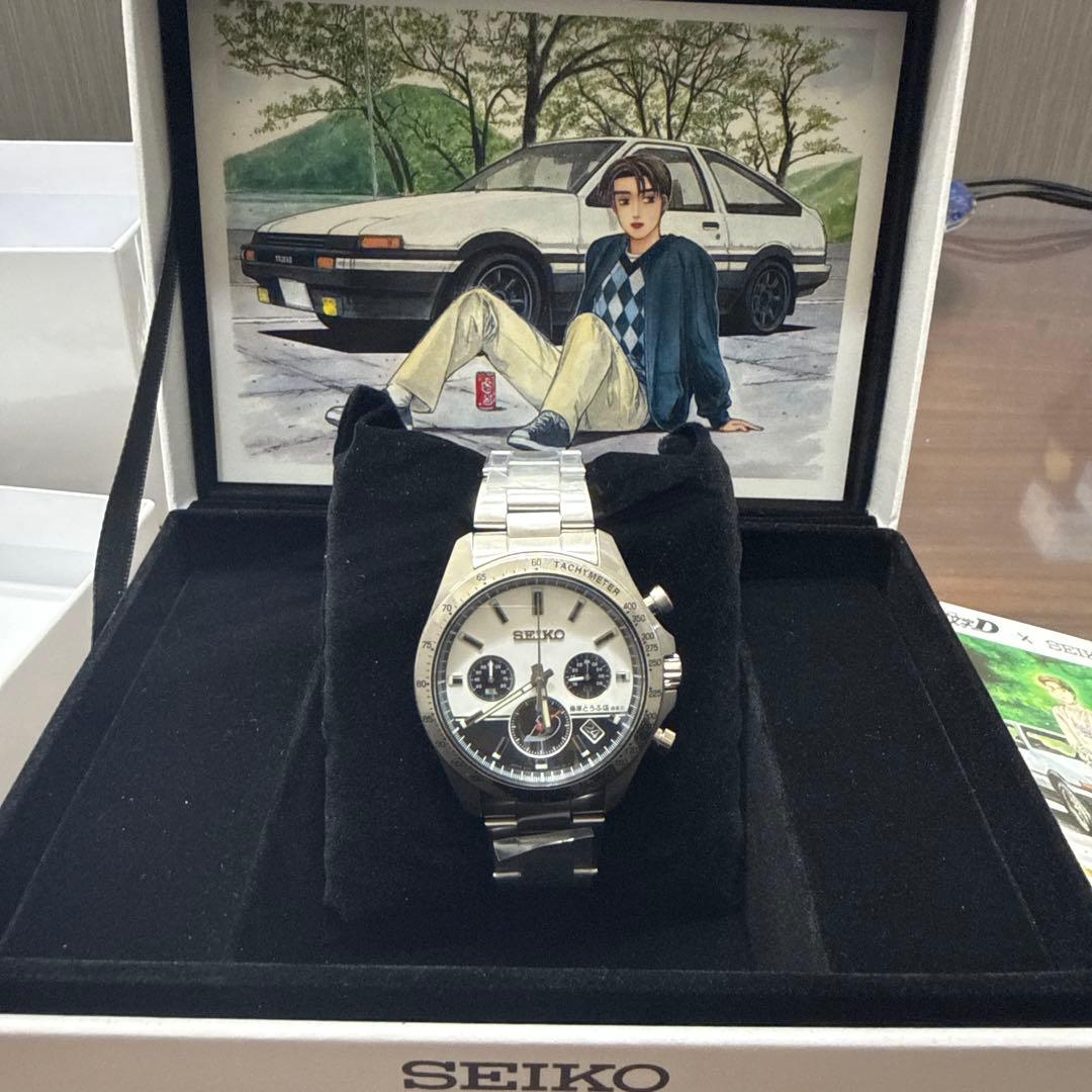数量限定品　頭文字D（イニシャルD） × SEIKO　コラボウォッチ