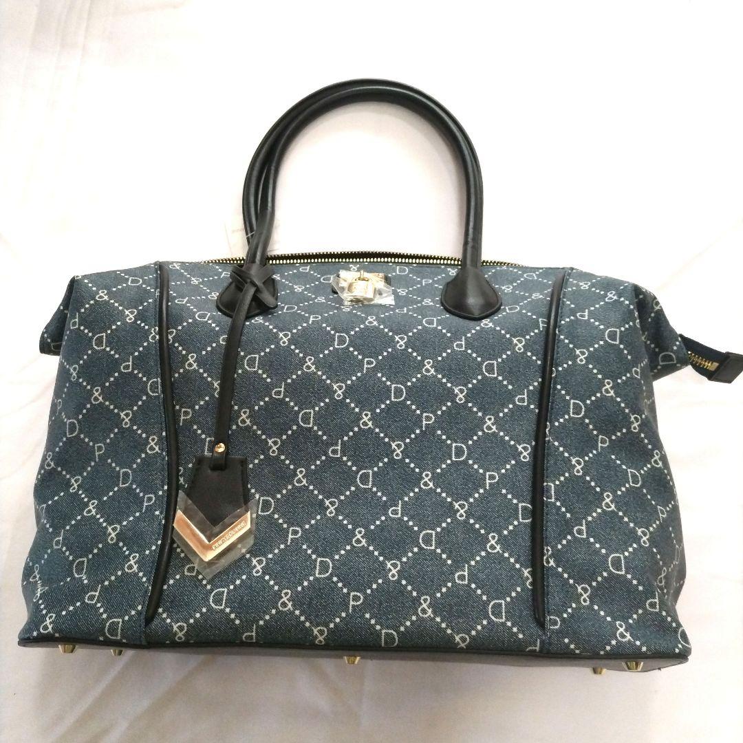 新品ピンキー＆ダイアンデニム柄 ロゴ入りトートバッグ バッグ タグ付き