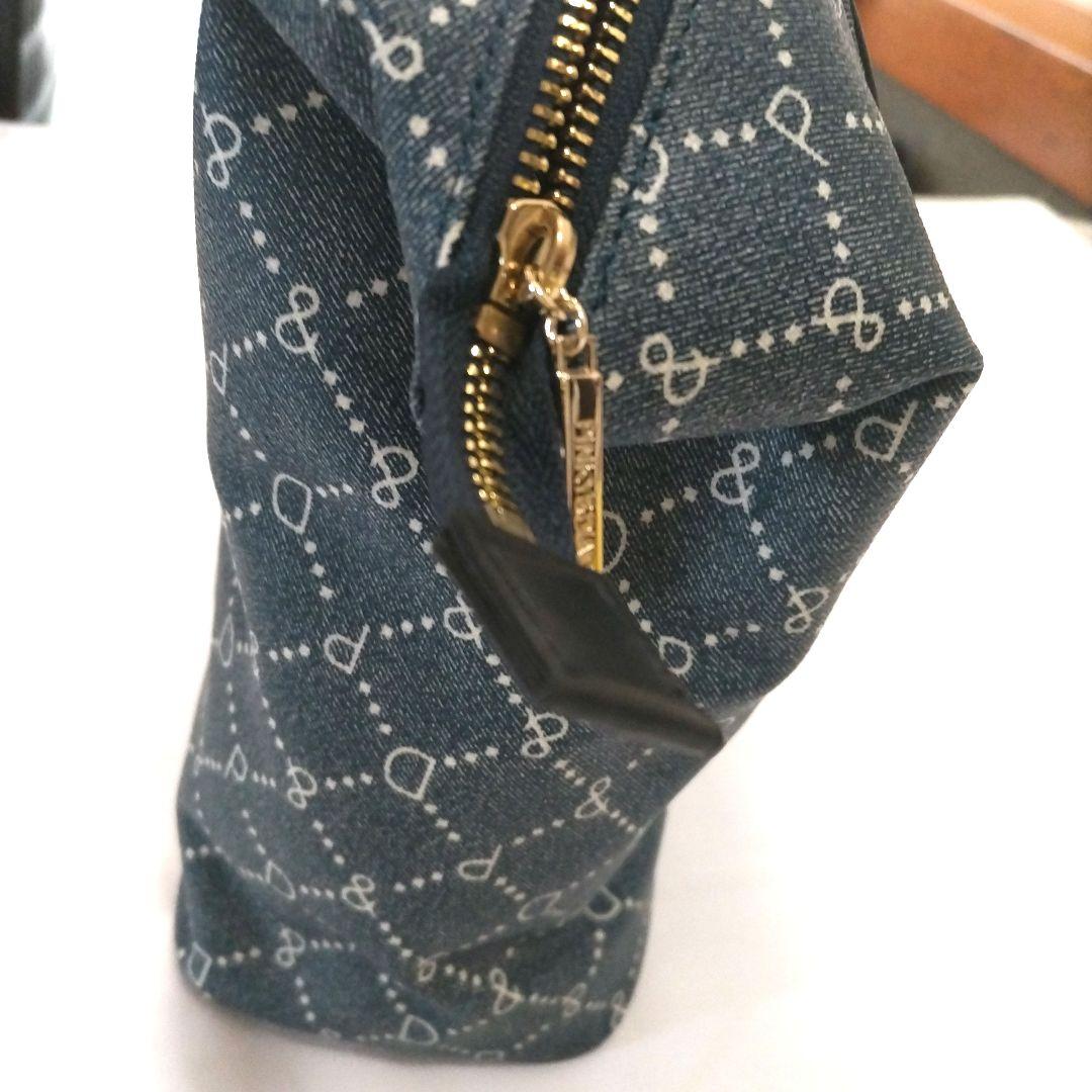 新品ピンキー＆ダイアンデニム柄 ロゴ入りトートバッグ バッグ タグ付き