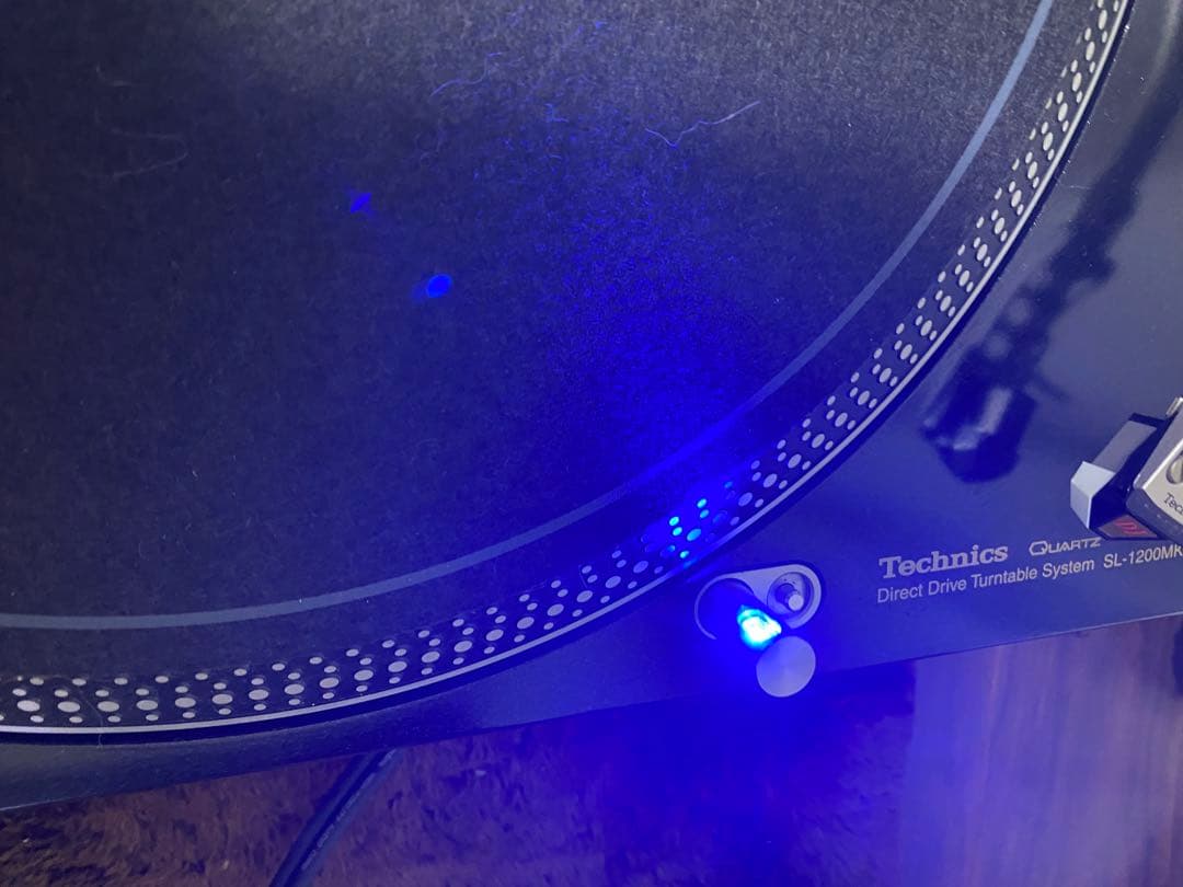 Technics SL-1200 mk5Gターンテーブル 黒 カバー付き
